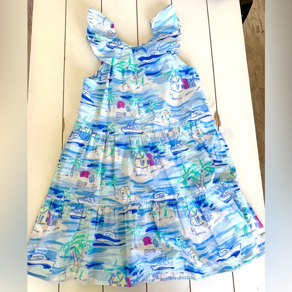 Vineyard Vines for target Girls Dress Summer theme size 10-12 - Picture 5 of 5